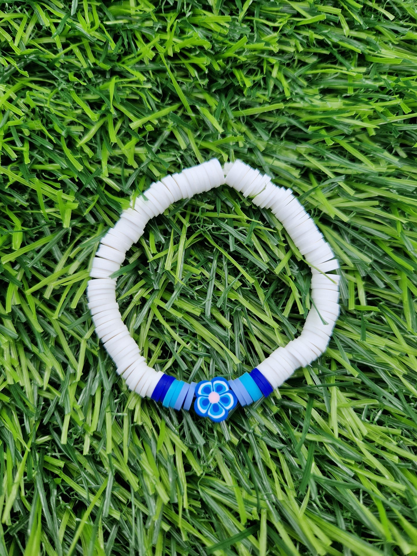 Blue Flower Bracelet