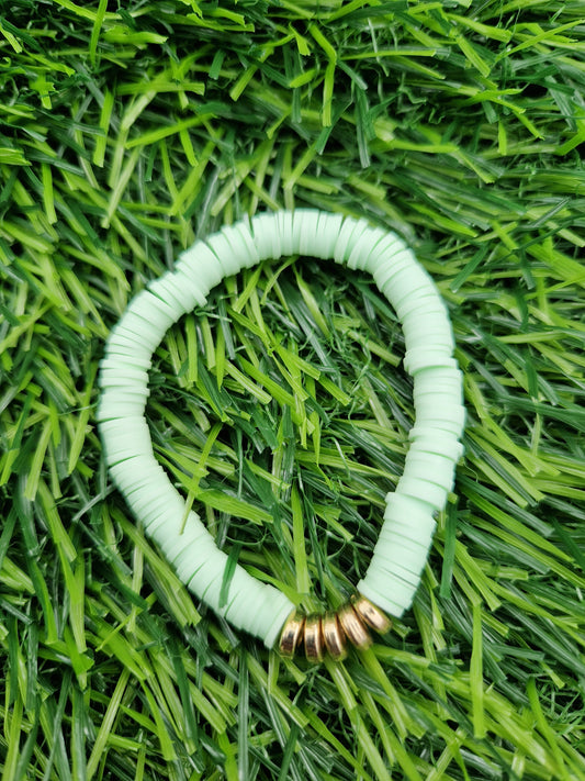 Pale Green Shine Bracelet